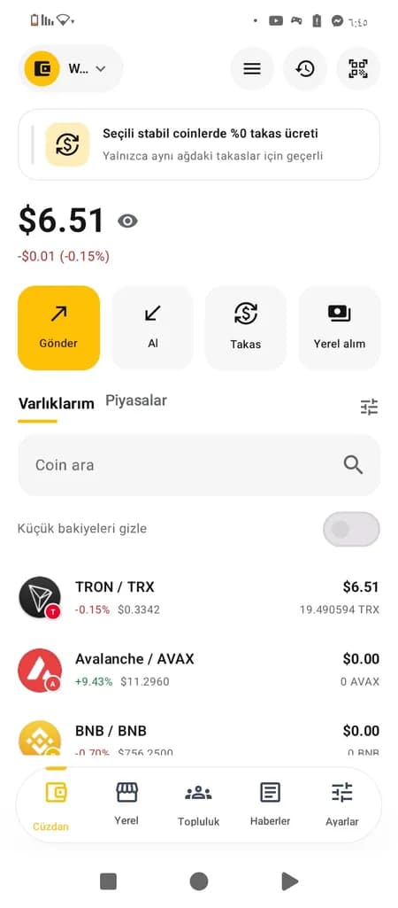 Telefonunuzda emanetsiz bir Web3 cüzdanı